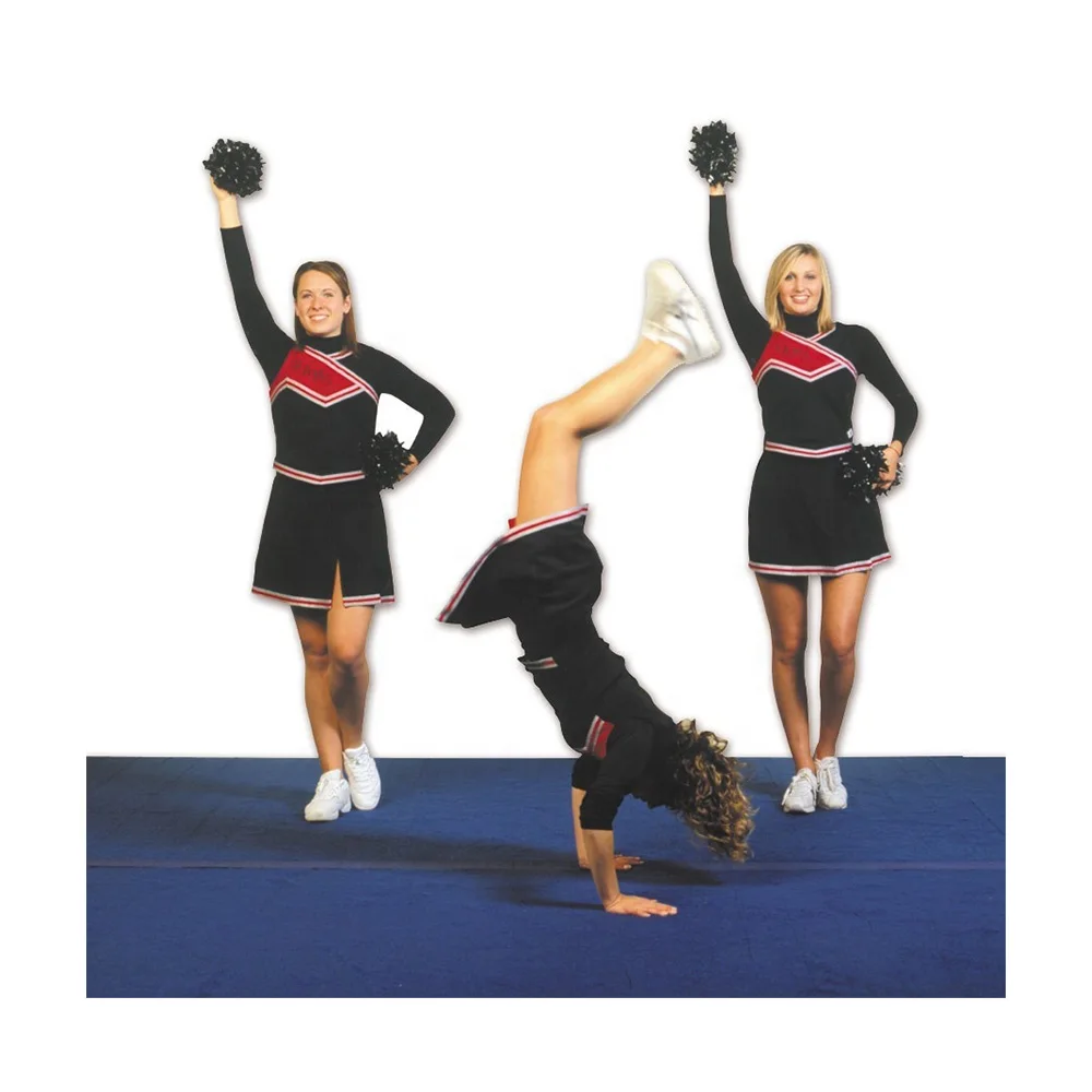 Cheap Roll out cheer foam mat cheerleading used gymnastics tumbling gym mats for cheerleaders