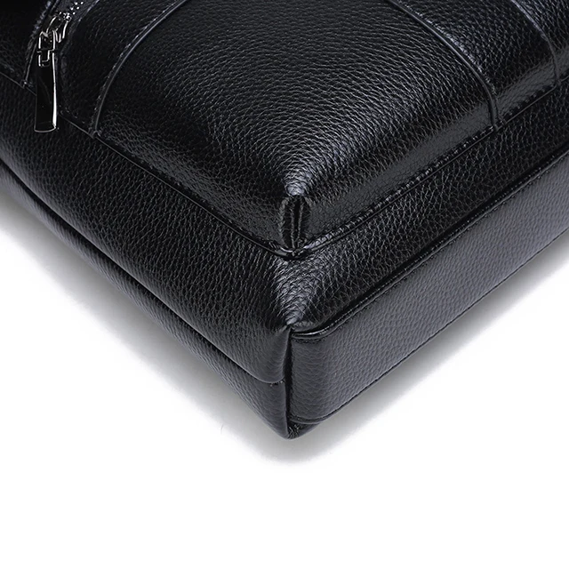 Новые стильные мужские сумки из натуральной кожи искусственная кожа с несколькими карманами, деловая Повседневная прилив сумка, сумка на плечо, сумка для работы мужская кожаная сумка