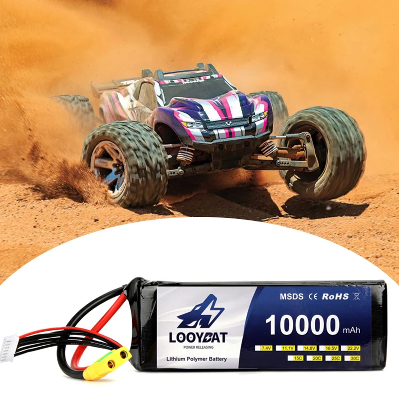 High quality Battery Packs 10000mAh 7.4V 14.8V 22.2V 2S 4S 6S High Discharge other batteries For RC car Lipo battery