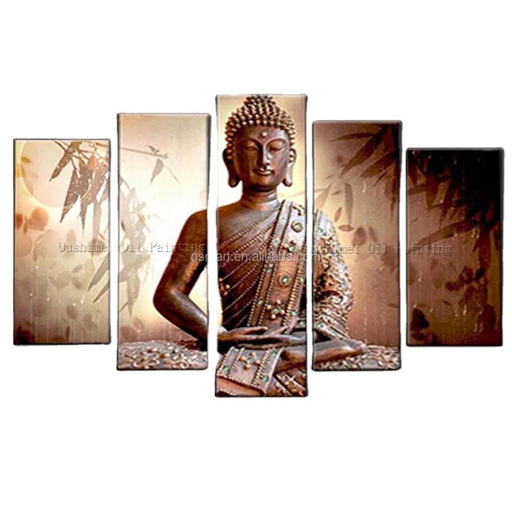 Artist Hand-painted High Quality Modern Abstract Buddha Oil Painting On Canvas Indian Buddha Canvas Painting For Living Room