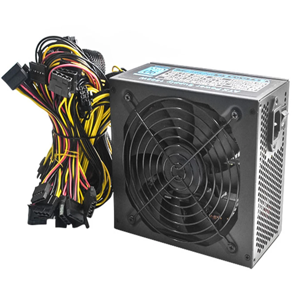 12V 90PLUS cooler reliable provider atx 24pin Atx ATX Power Supply 1600w 1800W 2000W  PSU 8 GPU  pc computer server power supply