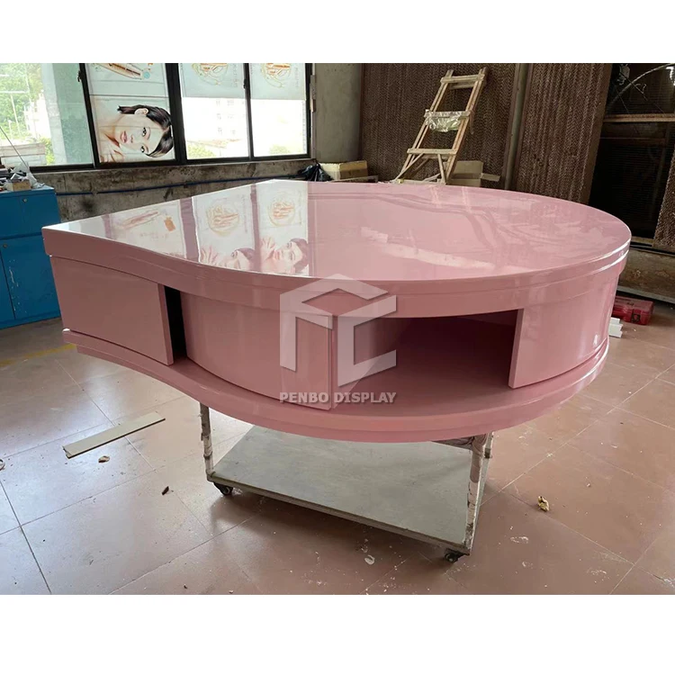 Pink Beauty Salons Store Cosmetic Shop Decoration Design Beauty Showcase Beauty Shop Interior Decor
