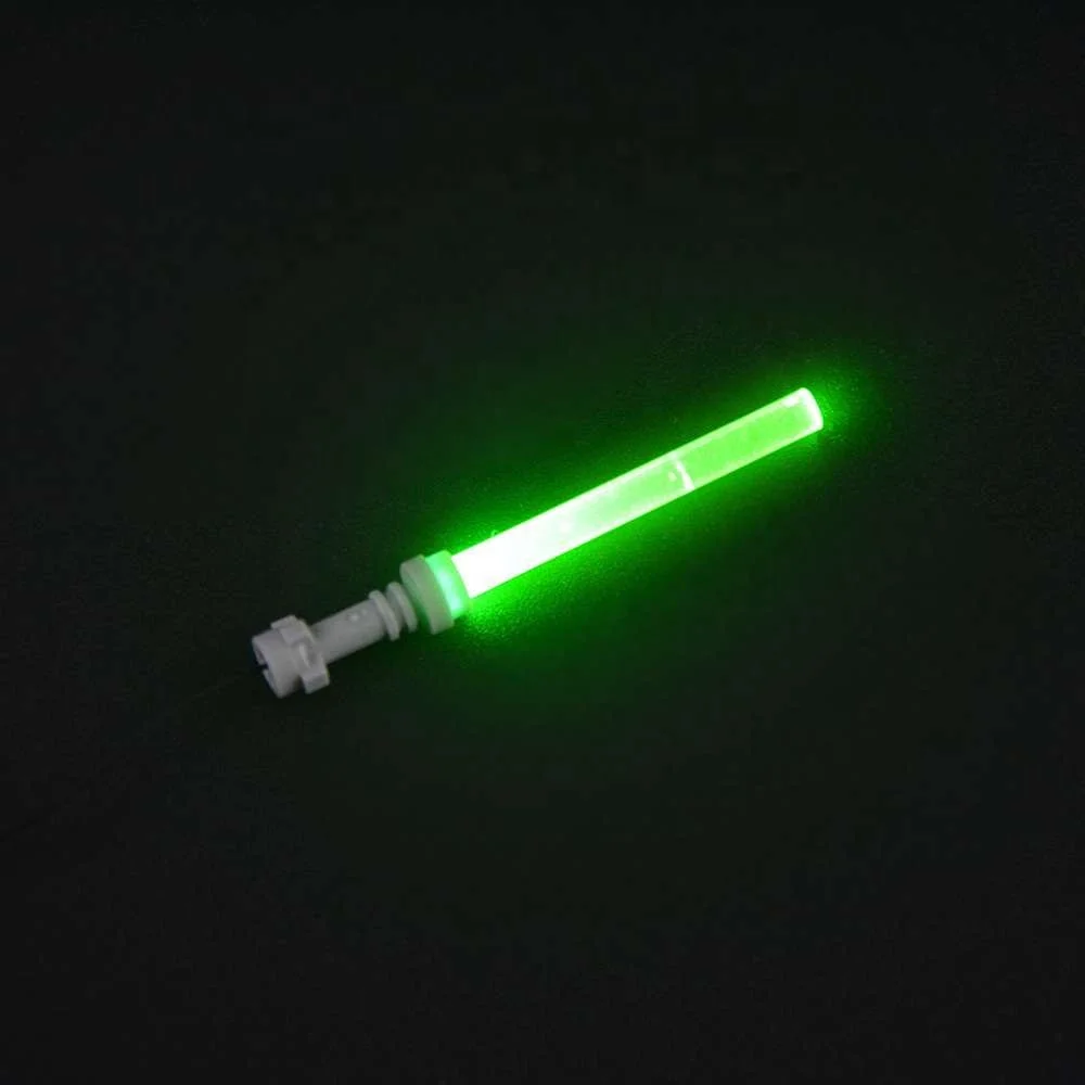 LED Lightsaber USB light up leguoguo space wars minifigs anime building block sets military Sword guns and weapons army