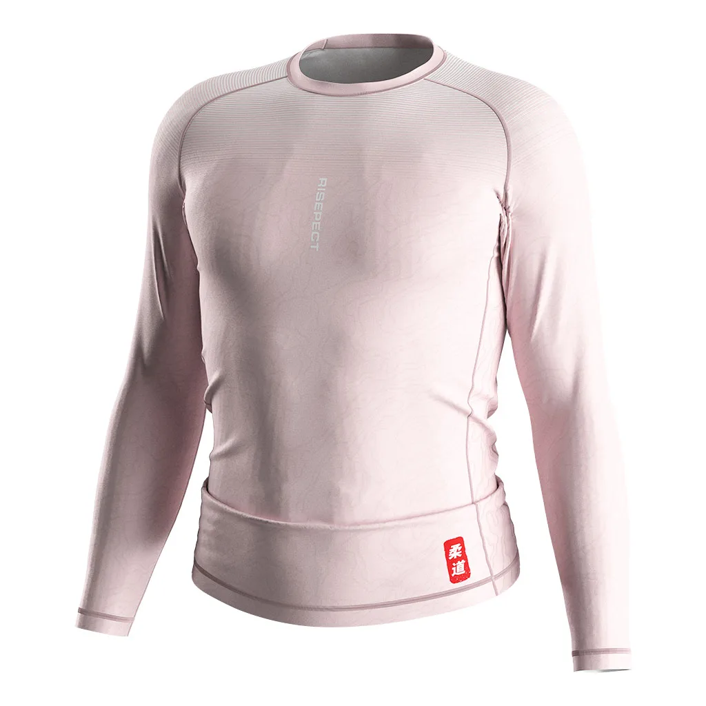 Fashion Judo  Mma Gym Sport Sublimation Compression Shirtupf50 Bjj Rashgaurd Upf 50 Sun Protection Long Sleeves Rash Guard