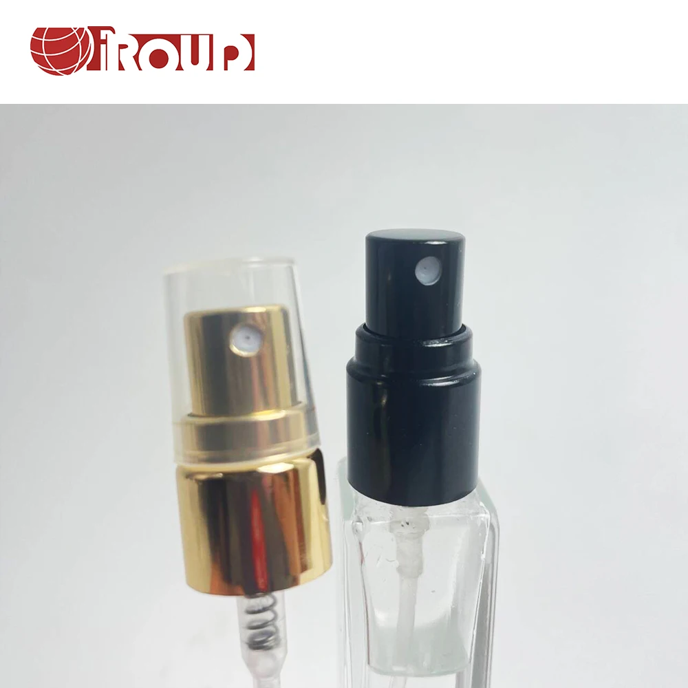 12 screw nozzle spray bottle Mini transparent spray bottle glass perfume sample atomizer