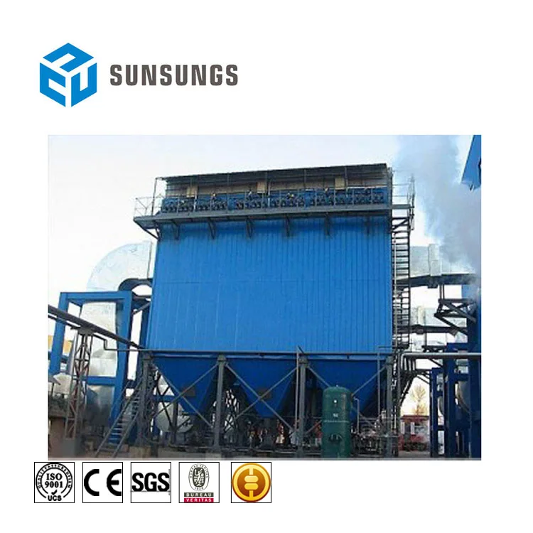 
Low pressure industrial dust collector/dust extractor/dust suppression system for Cement Plant 
