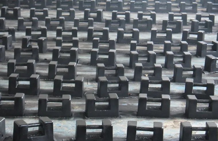 Grip handle cast iron calibration weights F M1 20kg 10kg 5kg for scales