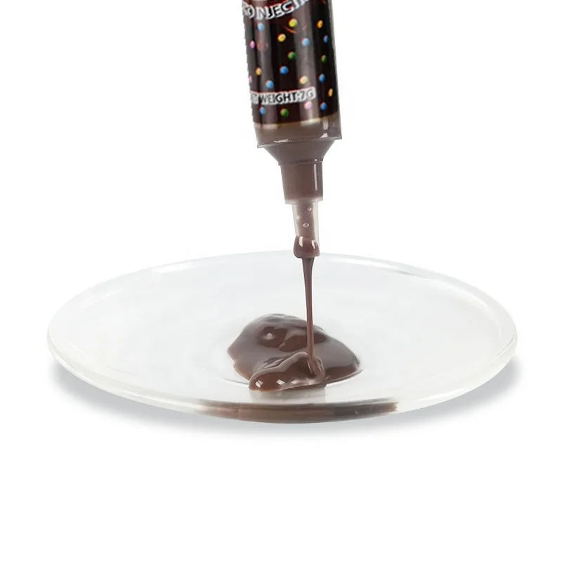 Syringe Shape injection needle tubing chocolate jam liquid candy