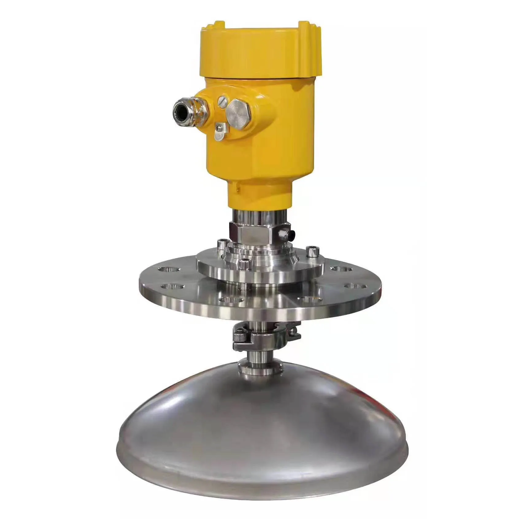 
4-20mA liquid level transducer radar level transmitter 26G HZ radar level sensor water river monitor 