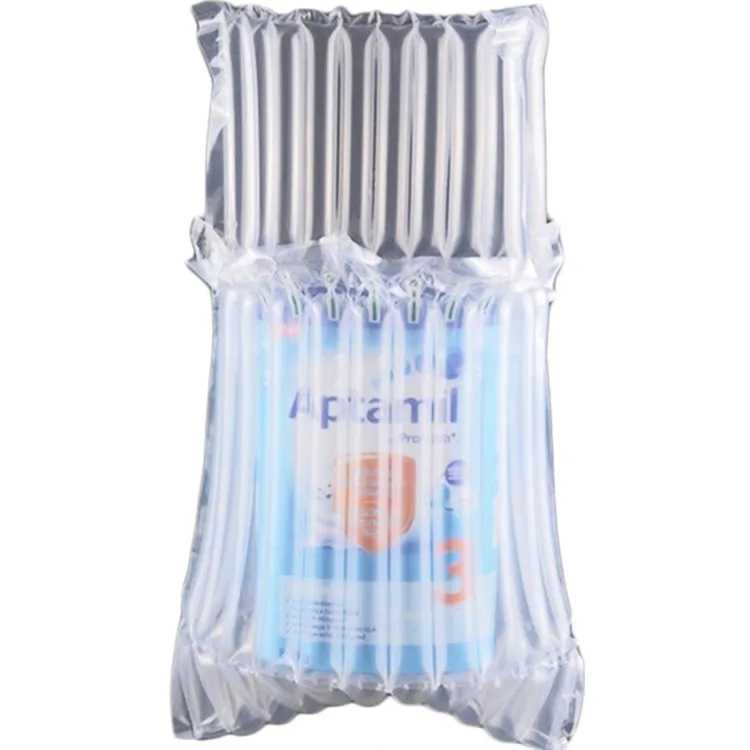 Superior quality bubble plastic packaging air column cushion film sheet wrap roll inflatable protection