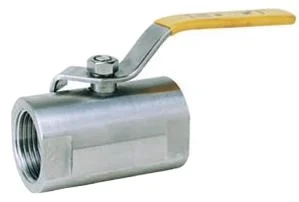 stainless steel  201  304  316 material  casting 1pc type ball valve