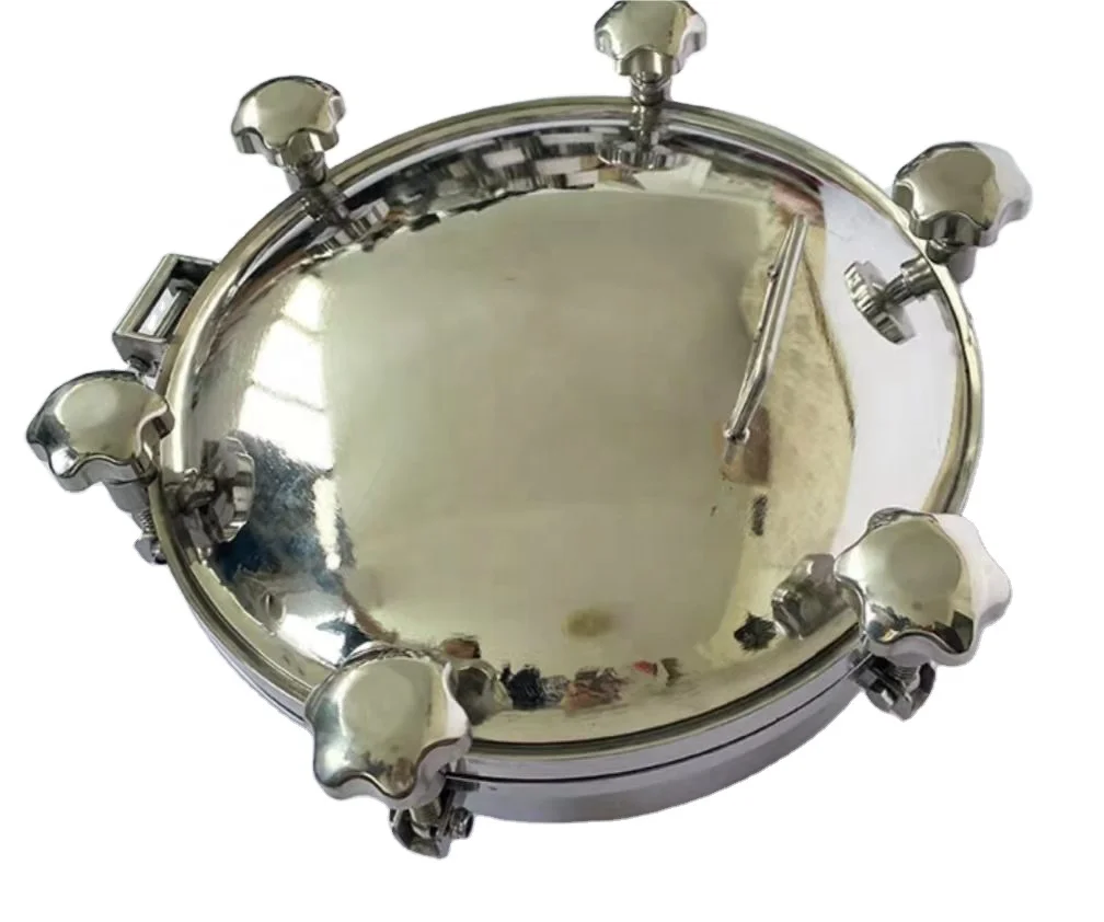 Durable Sanitary Stainless Steel 304/316l Round Pressure Manhole Cover