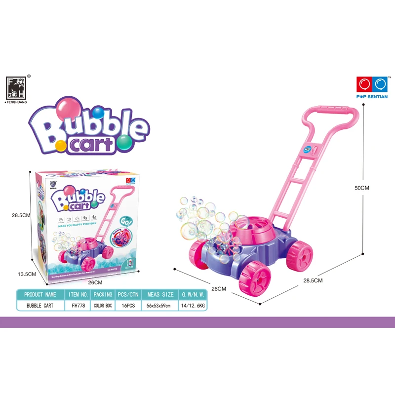 Bubble Machine Bubble Mower Bubble Lawn Blower Machine Outdoor For Toddlers Kids Toys Gifts