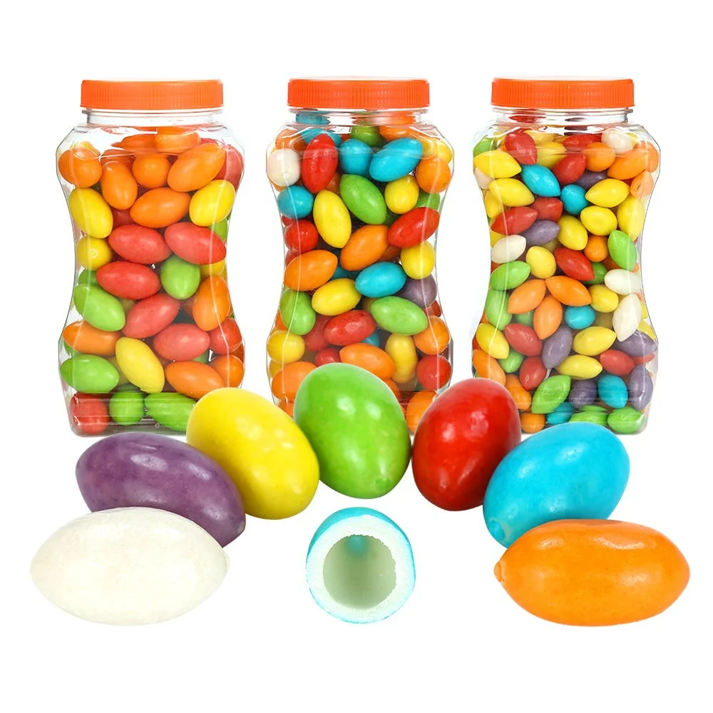 china halal cheap price high quality tutti fruity flavor oval bubble gum chewing gum in gum wholesale