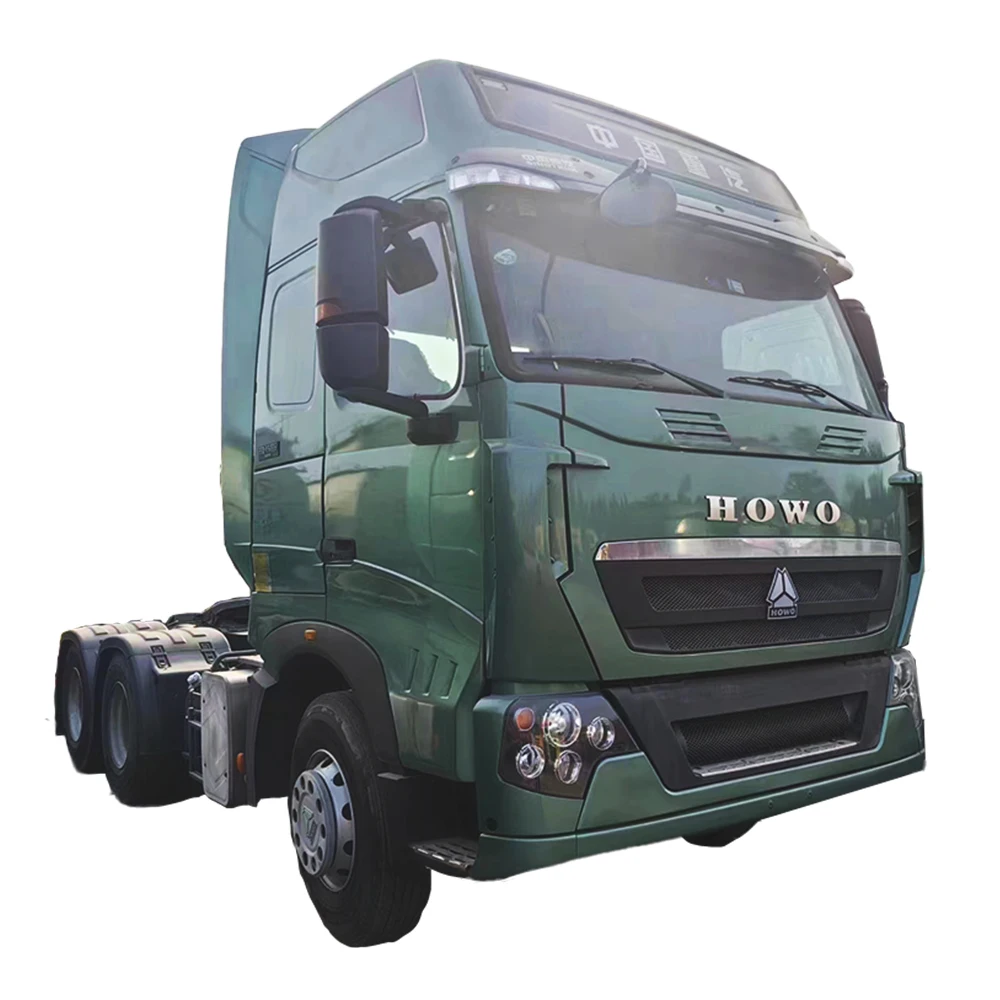 Low Price Spot Goods Left Hand Drive Used Sinotruk Howo T7H Diesel 6x4 440HP Tractor Truck For Sale