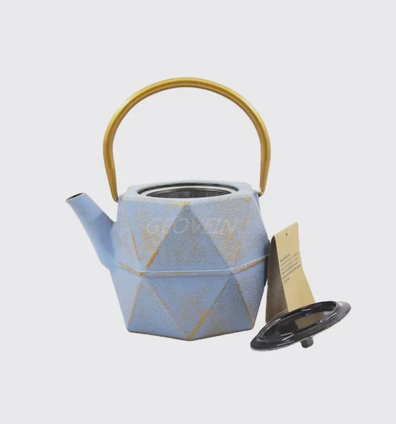 40 oz / 1200 ml Cast Iron Teapot with Stainless Steel Infuser