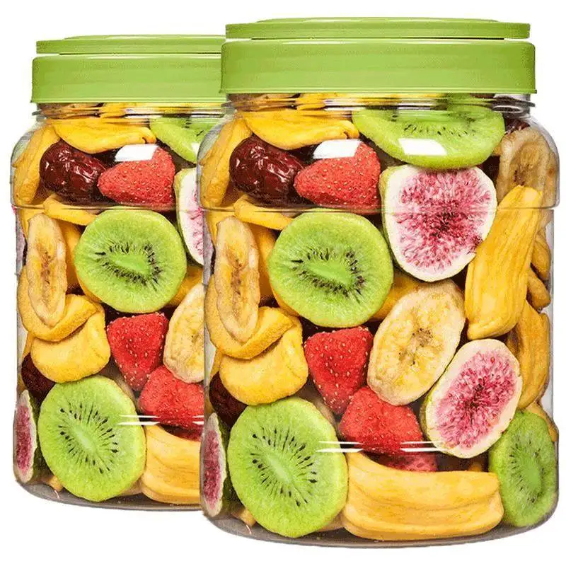 250g Crispy Fruit Vegetable Chip Bulk Freeze Peach Kiwi Strawberry Banana Mix Dried Fruits And Vegetable