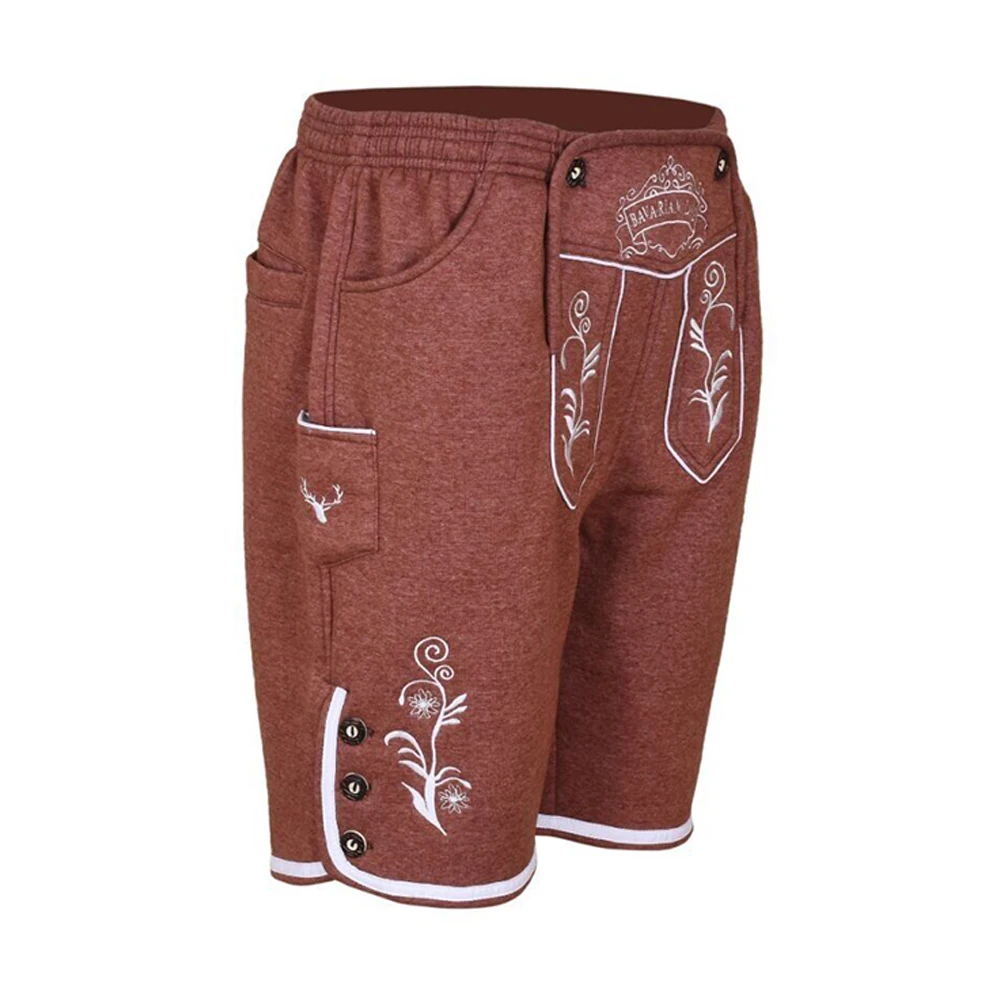 New 2020 Style Bavarian Traditional Oktoberfest Shorts Brown and Chocolate Colors in Trachten Lederhosen