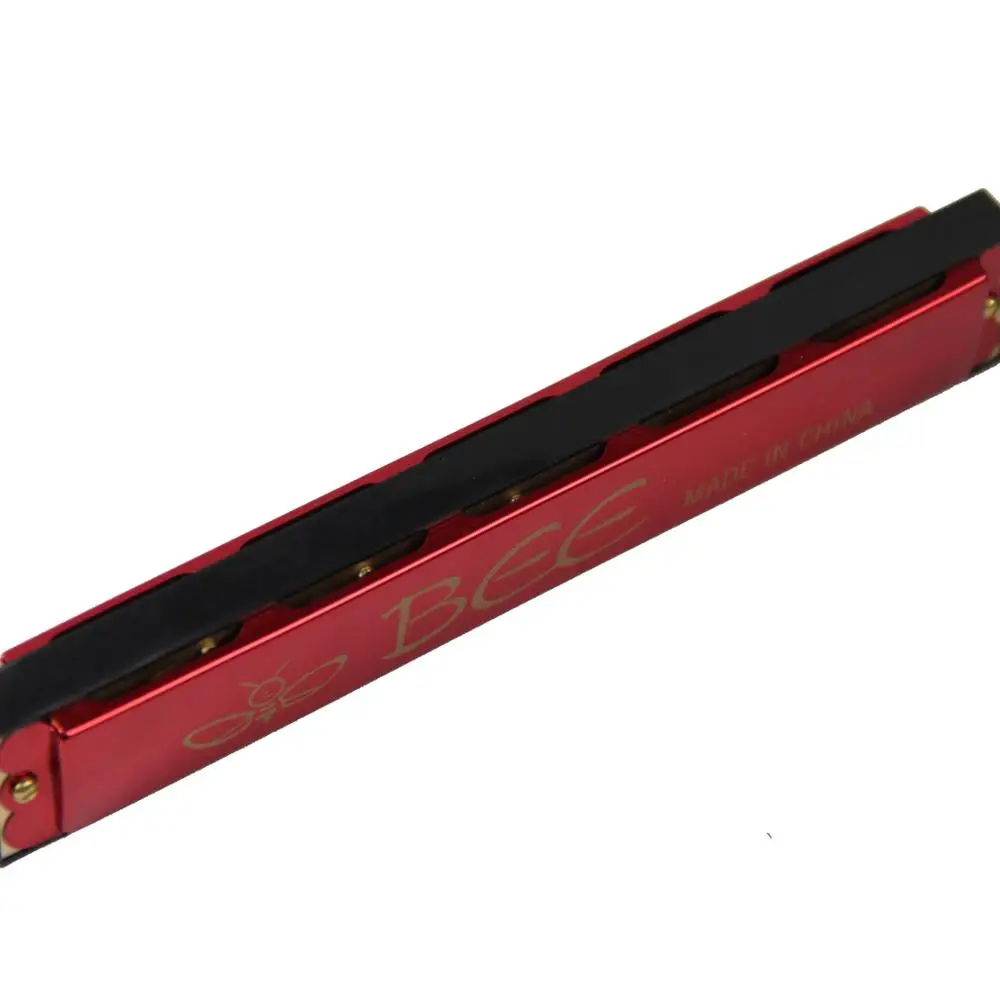 24hole aluminum reedplate toy harmonica for kids