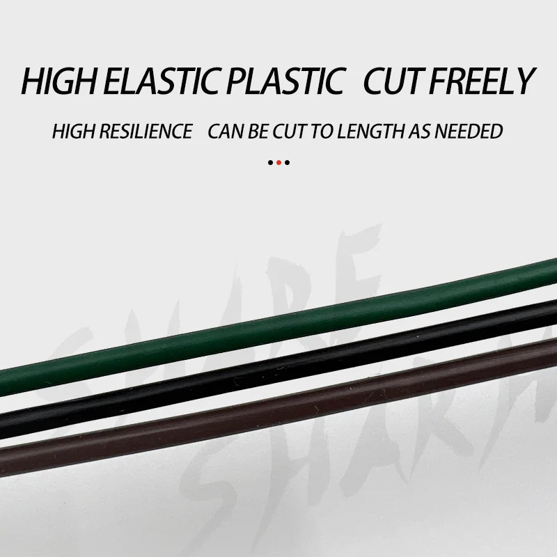 2M Carp Fishing Terminal Tackle Soft Silicone Anti Tangle Rig Tube Sleeves Carp Fishing Sleeves Accessories