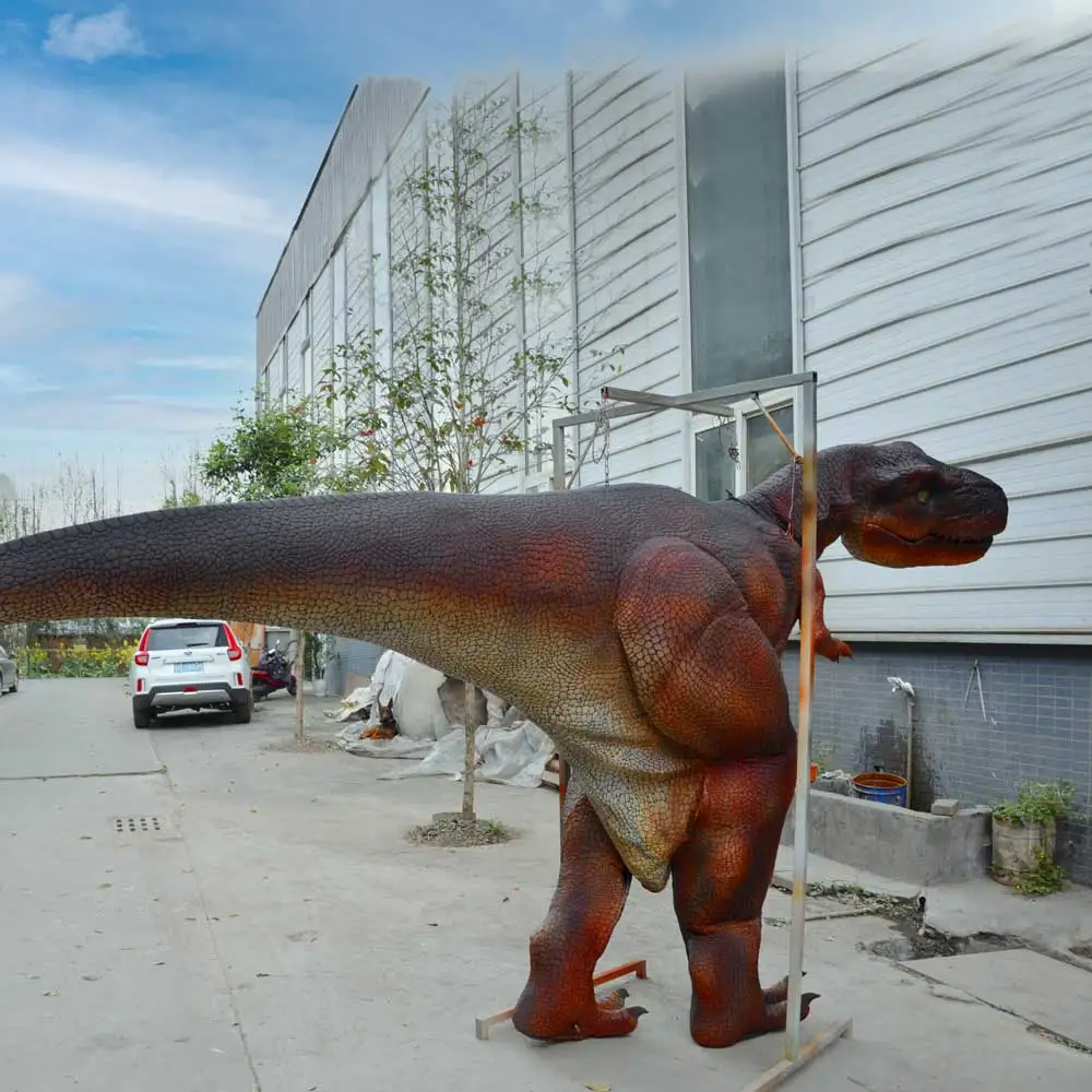 Theme Park Cosplay Entertainment Real-life Interactive Dinosaur Costume for Sale
