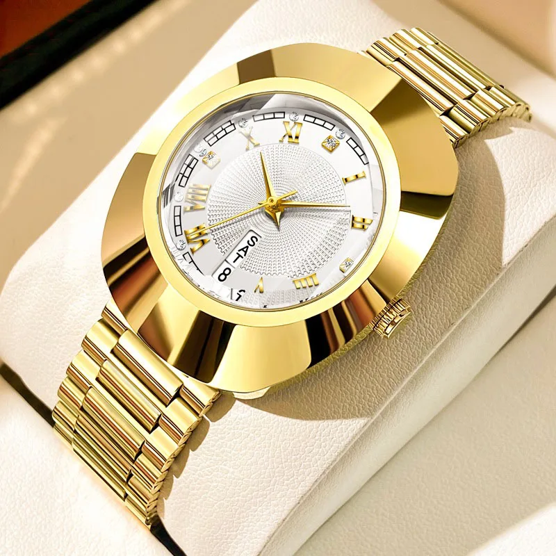 Hot Selling Elegant Custom Brand Rados Women Waterproof and Simple Watch Stainless Steel Band Fashion Quartz Square Watch