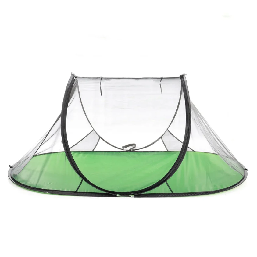 Outdoor Portable 1 Person Instant Summer Camping Tent Insect-resistant Mesh Bed Net 2 Season With Waterproof Polyester Floor