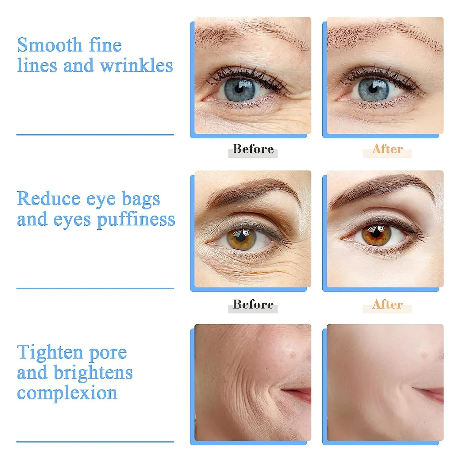 Reduce Puffiness Headaches Enhance Circulation Complexion Cooling Glass Massager Skin Cold Facial Frozen Cryo Roller Ice Globes