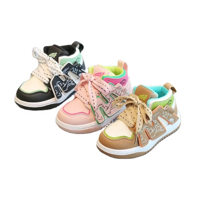 Factory Price Formal Kids Shoes Sport Autumn Spring Joggers Light Mixed Boys And Girls Kid Stock Children Shoes