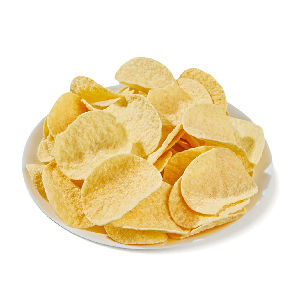 Chinese delicious potato chips and snacks support substituting processing and production
