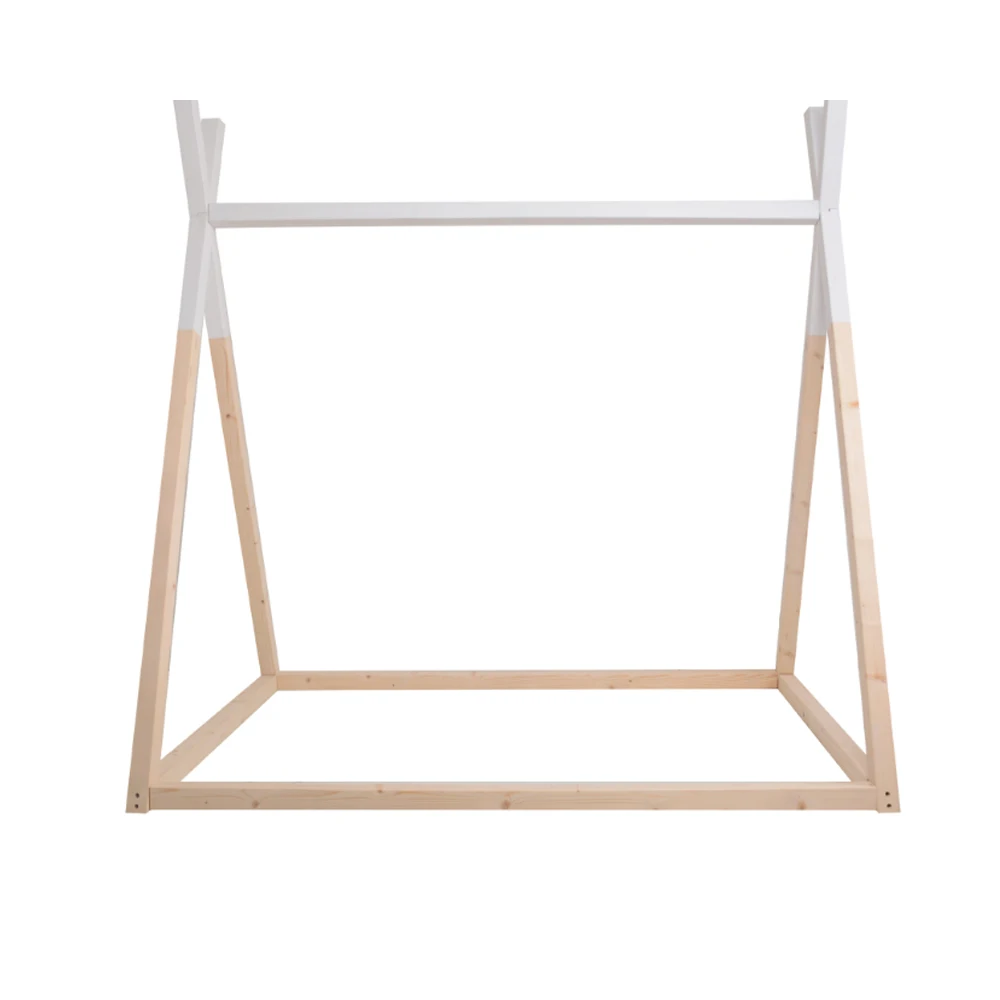 CHOC CHOCK Hot Selling Children Furniture Solid Wood Bed For Kids Bed Blue For Boy Girl