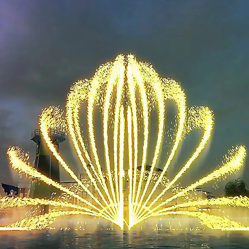 Floating Dancing Fountain For Home Small  Circular Music Dancing Fountain With Light
