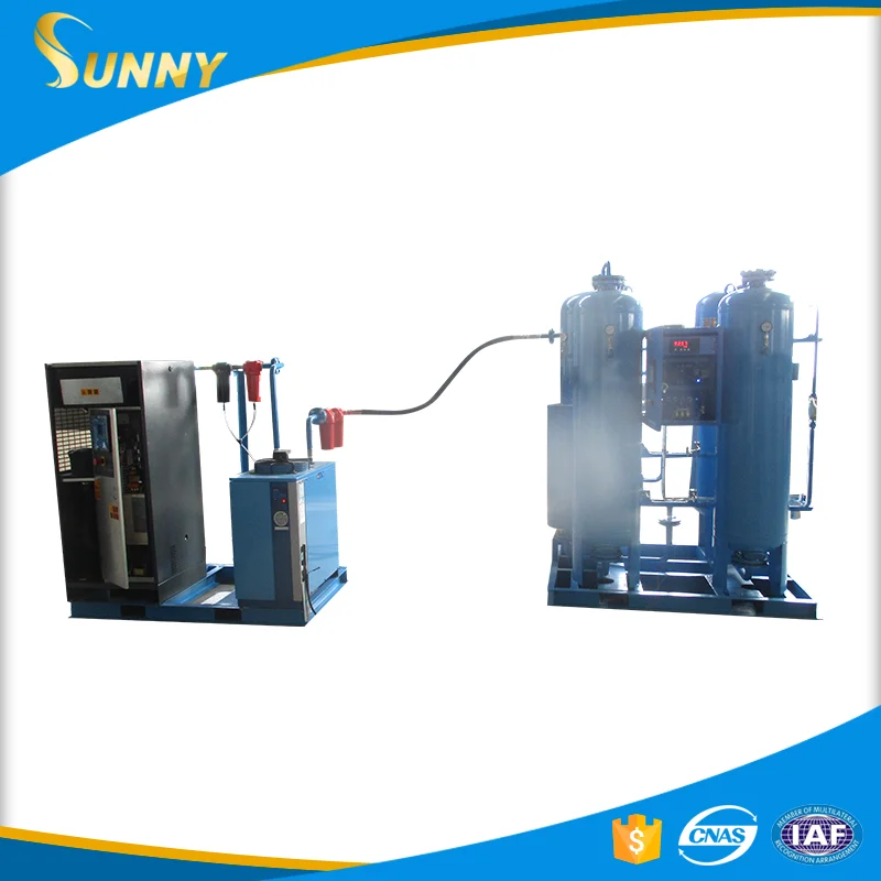 Filling station solution high quality&purity 95% 98% Containerization 30Nm3/h O2 psa oxygen generator medical equipment