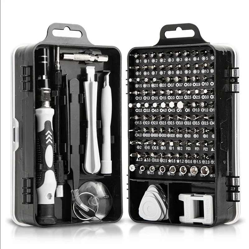 115 In 1 Precision Screwdriver Set Professional Screwdriver Bits Set Magnetic Electronics Repair Tool Set