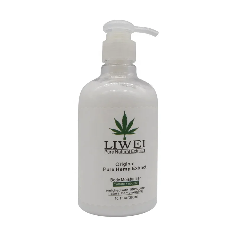 
Liwei Private Label Top Ranking Pure Natural Original Hemp Body Lotion 