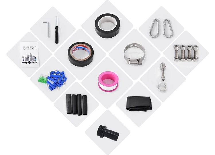 AC / DC water pump solar powered hybrid water pump solar water pump algeria