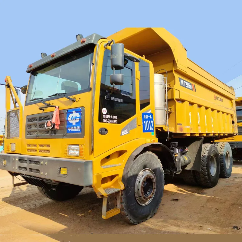 Used high quality 6x4 70T 45CBM LINGONG brand 10wheels mining dump truck for sale
