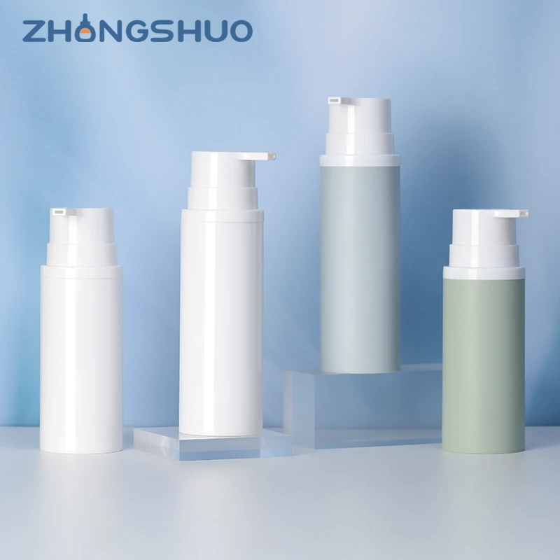 luxury pp airless pump bottle 200ml 250 ml eye cream airless pump bottle lotion cosmetic package container for skincare