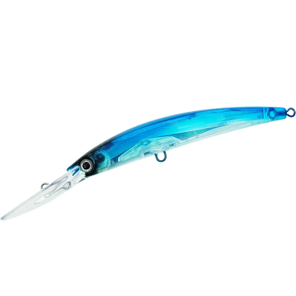 Высокое качество 3D напечатанные Minnow погружающиеся экшн жесткие приманки рыболовные Кристалл 13 см 25