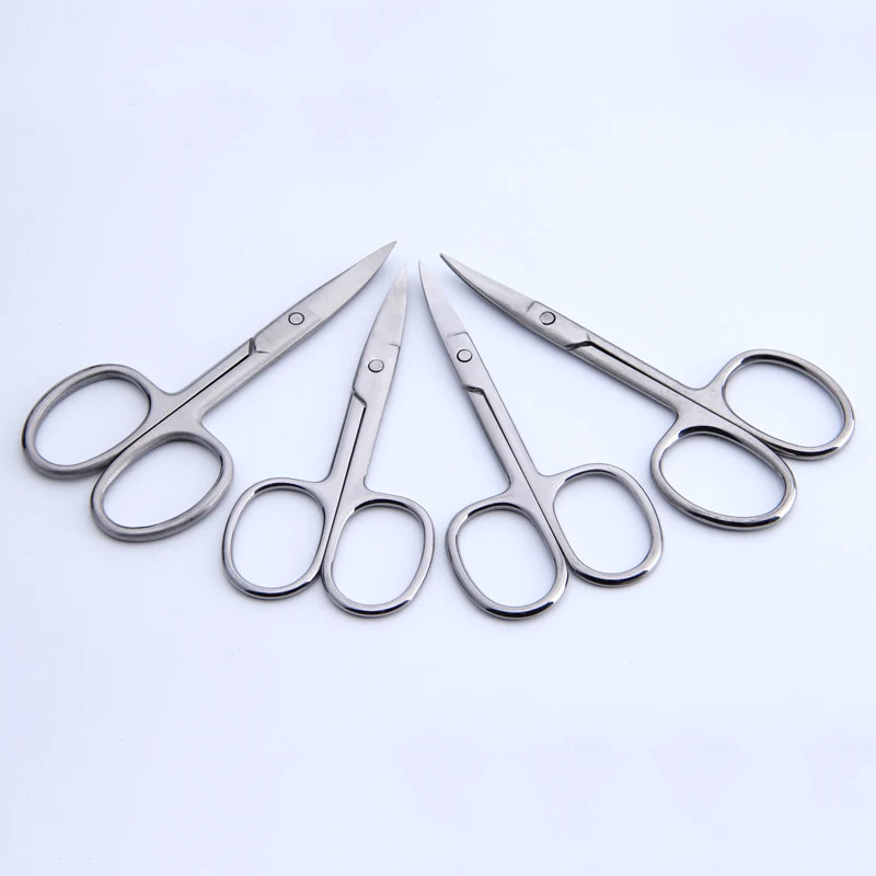 High Quality Eyebrow And Nose Hair Beauty Scissors Tools Professional Nail Cuticle Scissors Small Nail Scissors Set