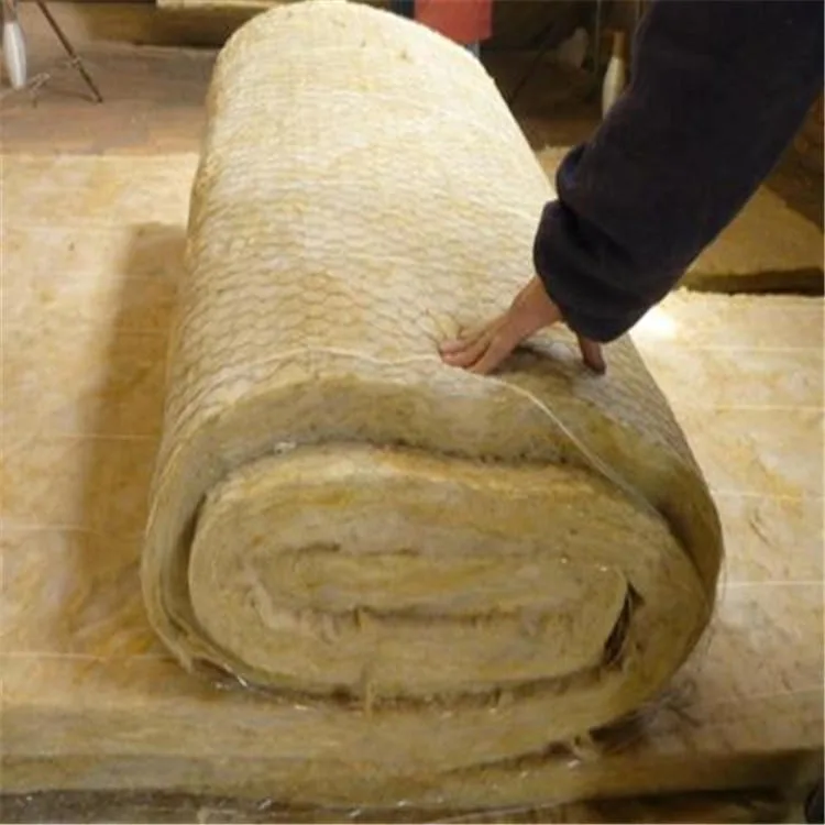 ECOXINDA Class A1 Fireproof Insulation Rock Wool Roll Blanket ASTM Standard Sound-Absorbing Fiber Exposed Rock Wool