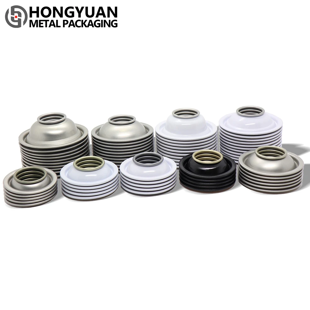 2024 Manufacturer Tinplate Aerosol Can Components Cones Domes and Metal Components for Chemical Use