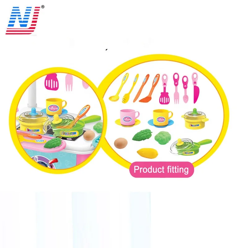 Ролевые игры кухонная тележка для еды игрушка для малыша бис