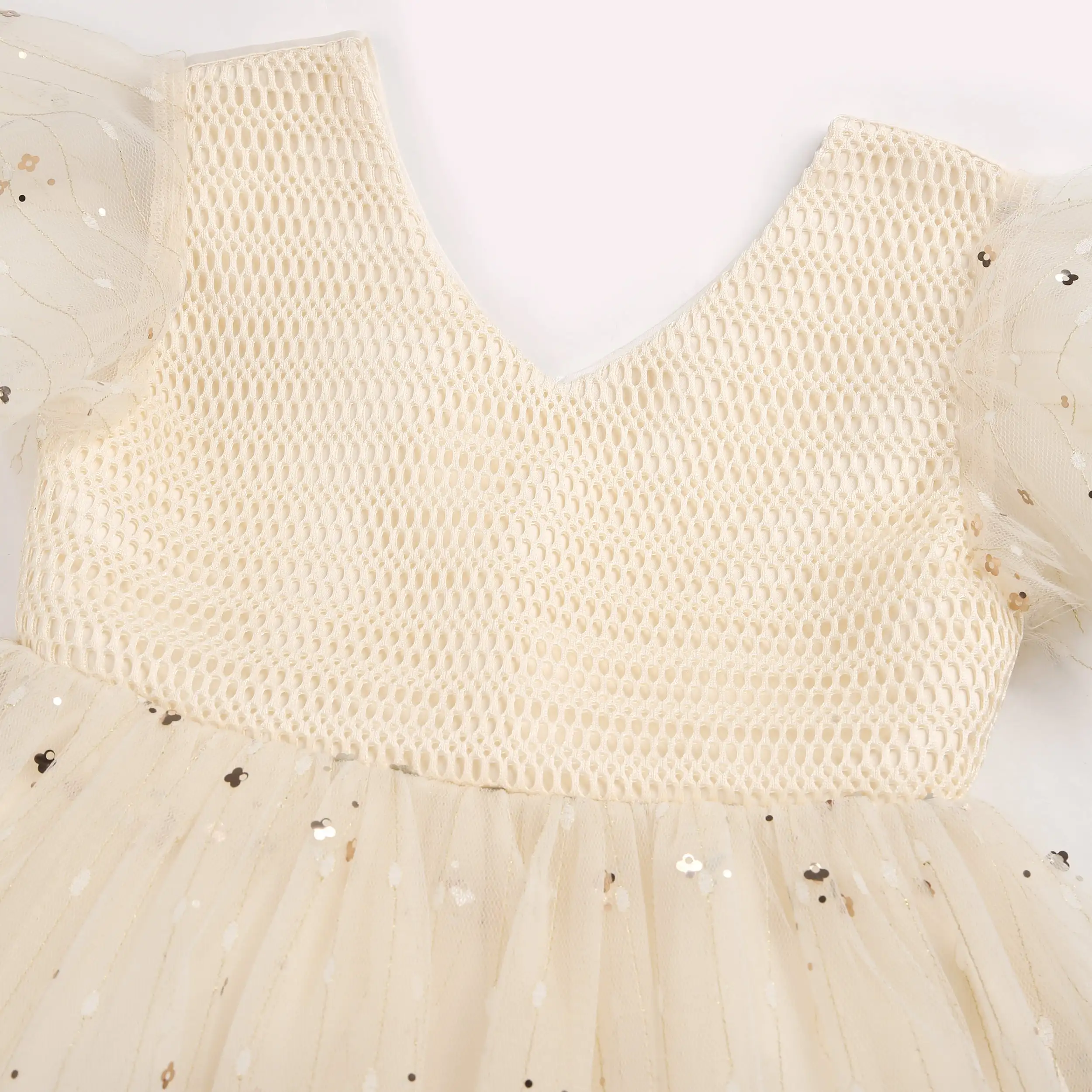 Goodada Garment Elegant Lace Princess Girl Christmas Party Dress Kids Prom Ball Gown Girl Tulle Flower Princess Party Maxi Dress