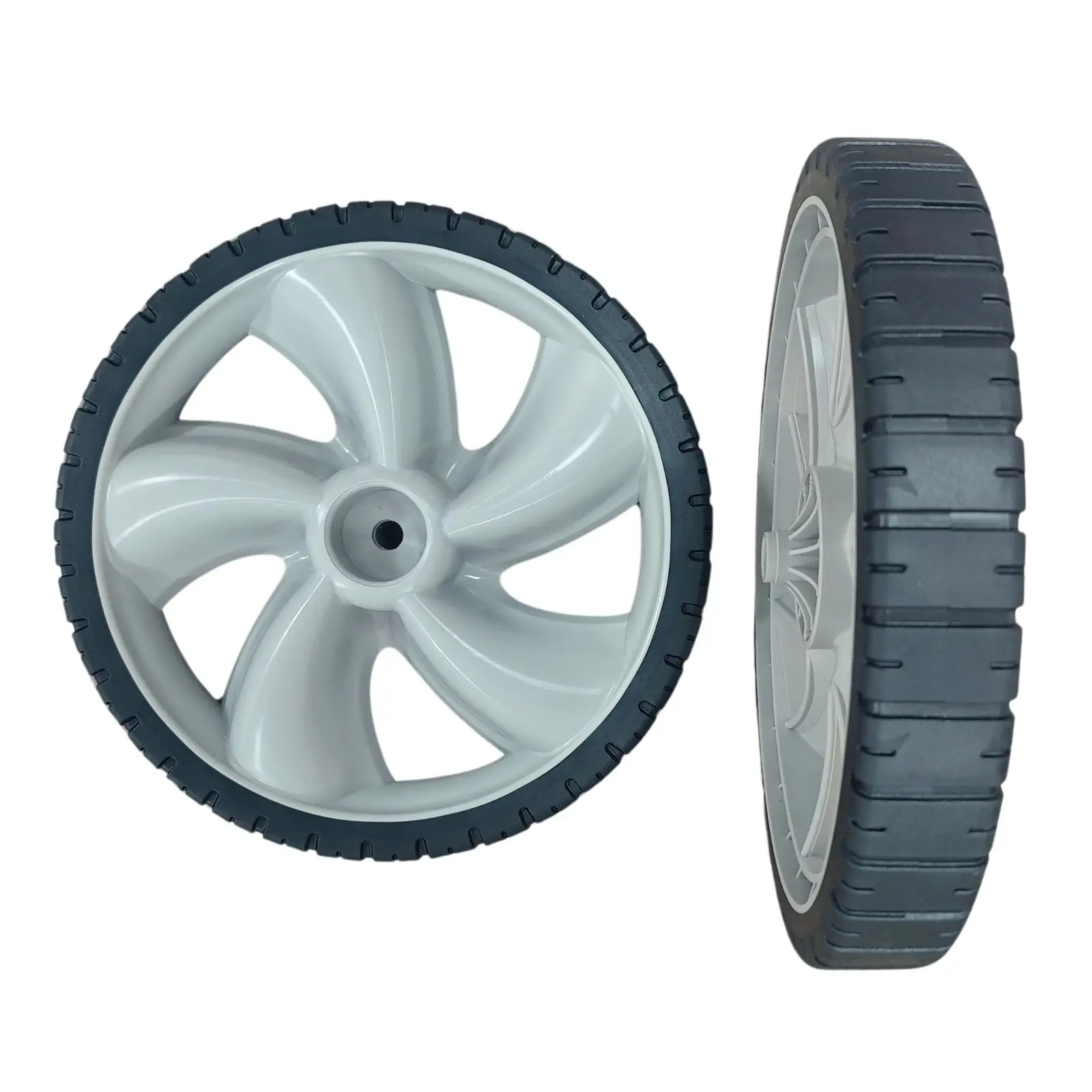 12x1.75 PVC Wheel 12 inch Plastic Garden Lawn Mower Wheel