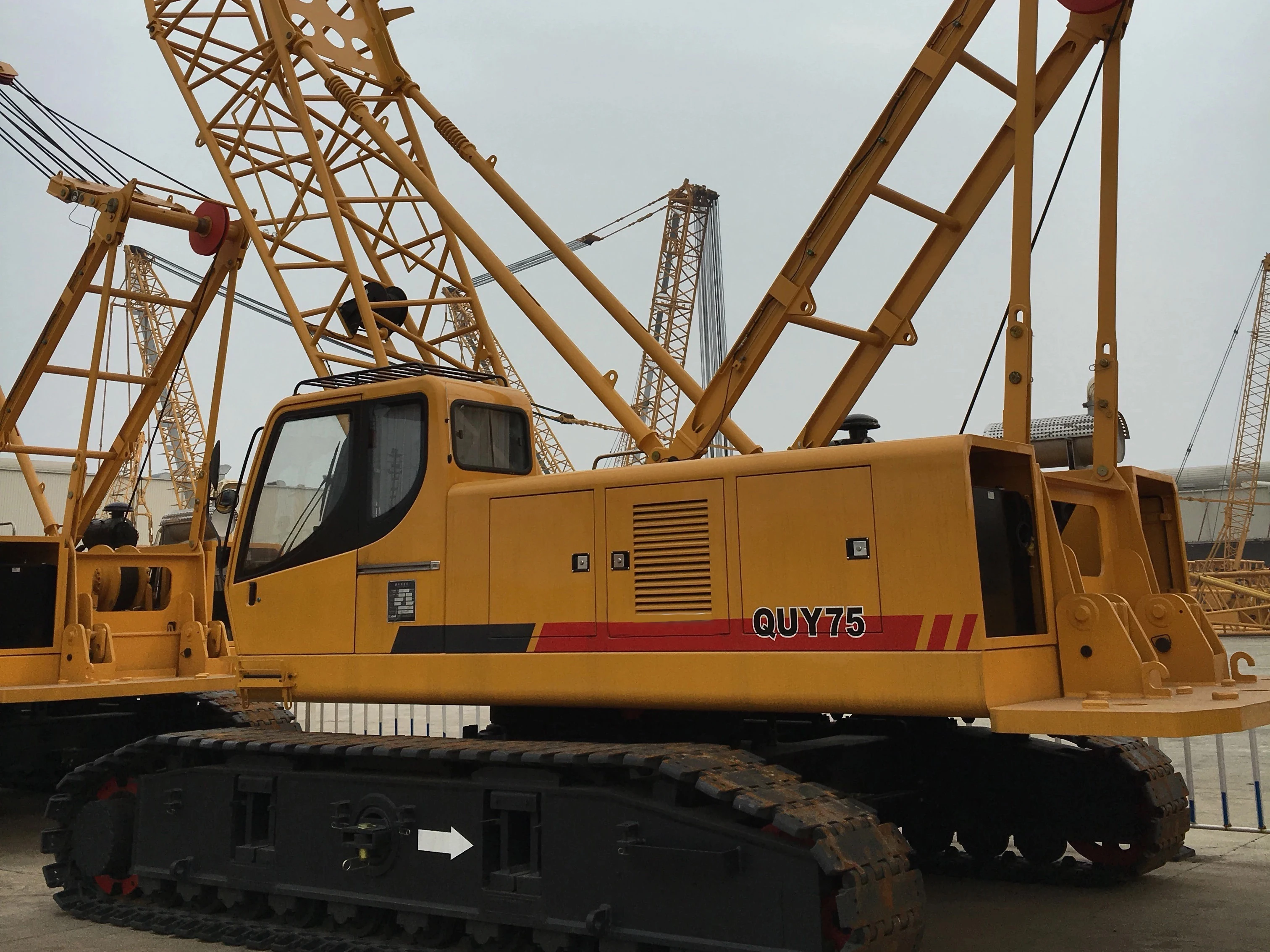 New Flexible Operation Crawler Crane QUY75 75 Ton With 58m Max Lifting Height