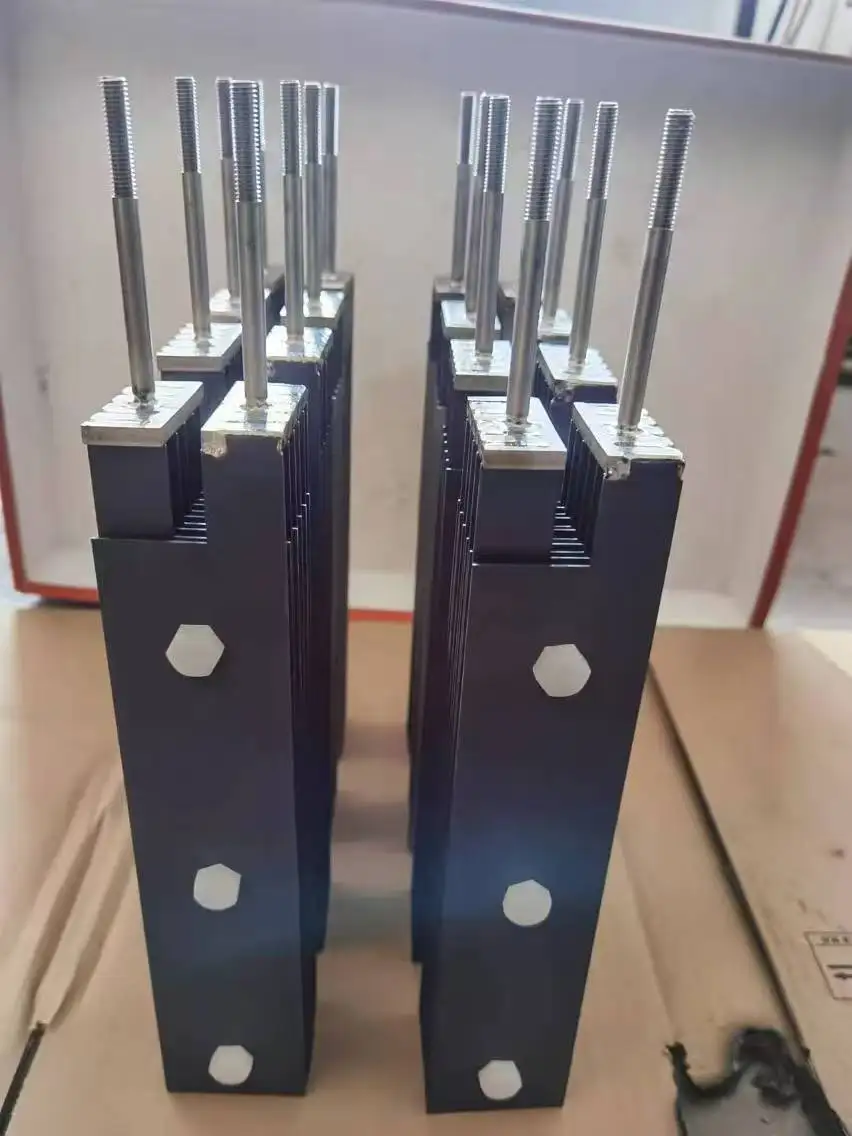 ruthenium iridium coated MMO titanium anode titanium electrode chlorine generator used for Electrolytic sodium chloride