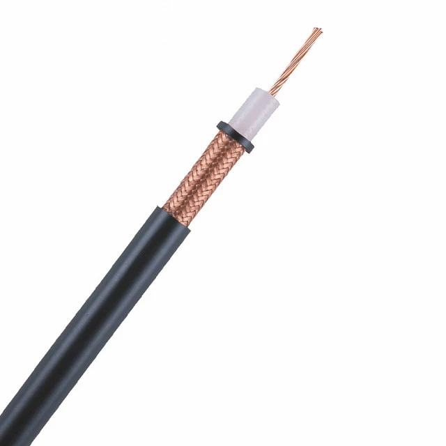 copper ccs copper coaxial cable white black cctv rg58 rg59 rg6 coaxial cable