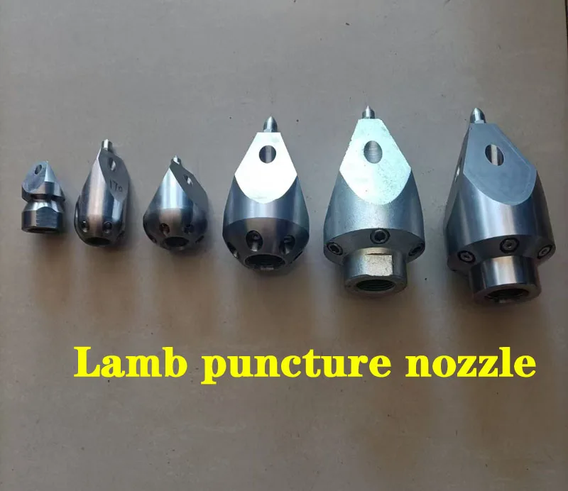 High-pressure cleaning truck nozzle Stainless steel turbine nozzle Tugboat High flow super extreme grab head Winch nozzle