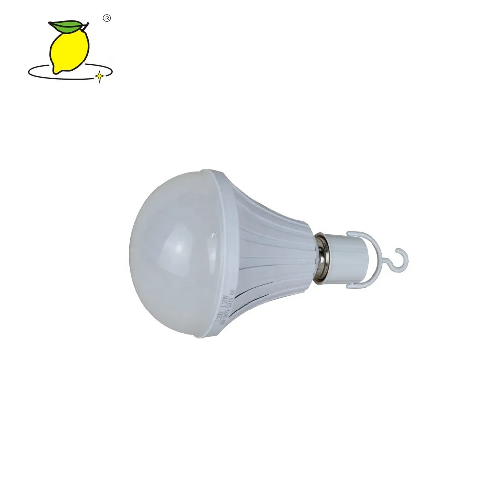 New design plastic long emergency duration time rechargeable emergency led bulbs